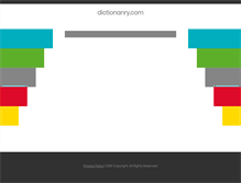Tablet Screenshot of dictionanry.com